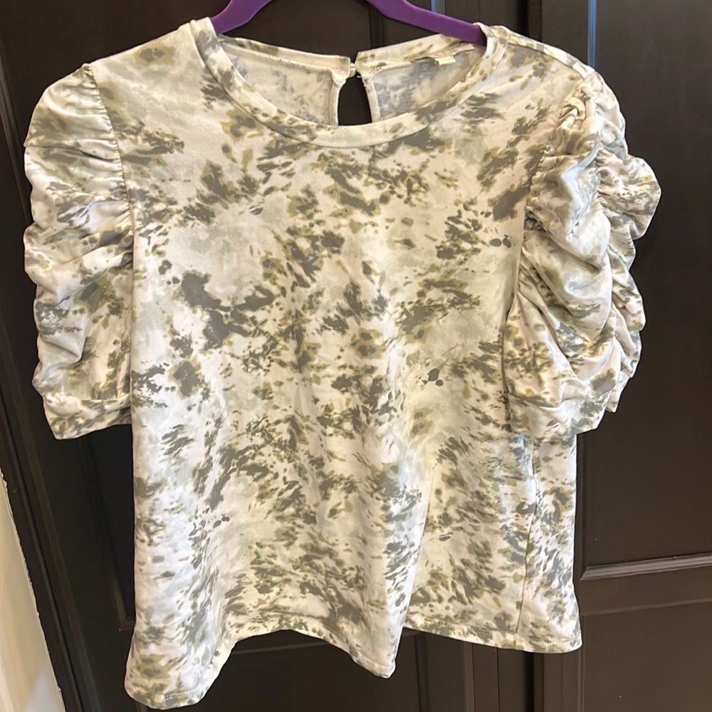 Try dye shirt.  Very good condition